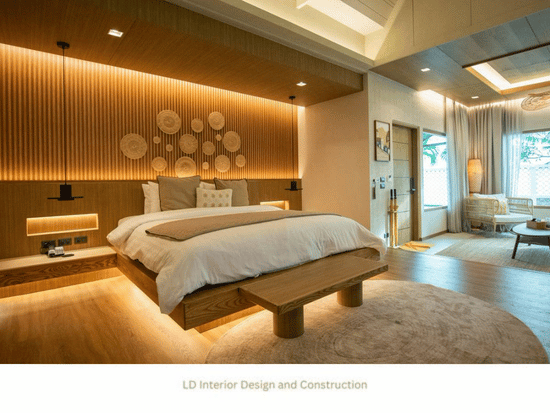 รับออกแบบตกแต่งภายในโรงแรมรีสอร์ท Modern Luxury